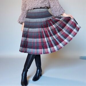 Pendleton Heritage Plaid Wool Skirt – Preppy Academia Vintage Classic Medium